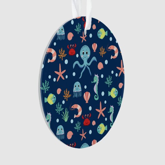 Zee wereld ornament (voorkant)