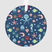 Zee wereld ornament (achterkant)