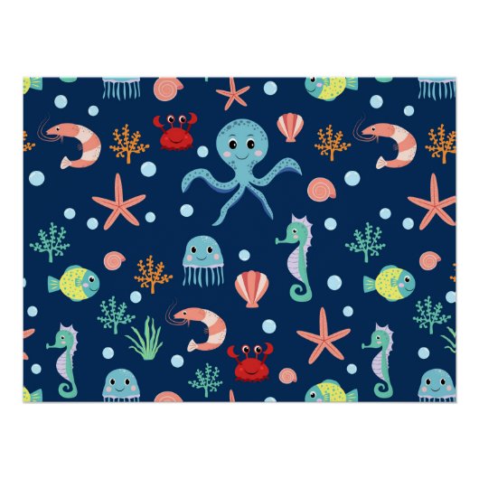 Zee wereld perfect poster (Voorkant)