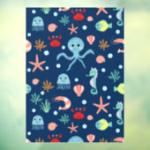 Zee wereld raamsticker (Vel 3)