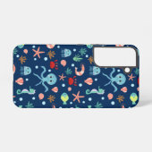 Zee wereld samsung galaxy hoesje (Achterkant horizontaal)