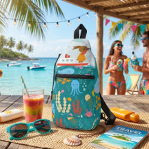 Zee wereld schoudertas