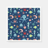 Zee wereld servet (Voorkant)