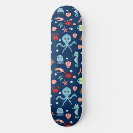 Zee wereld skateboard (Voorkant)