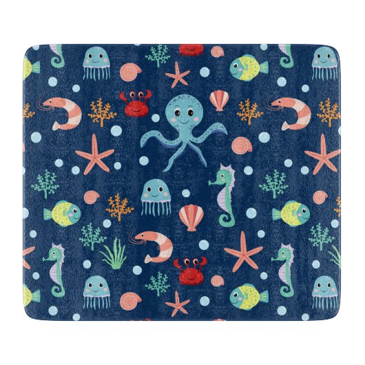 Zee wereld snijplank (Voorkant)