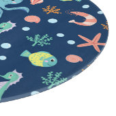 Zee wereld snijplank (Hoek)