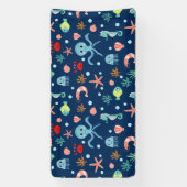 Zee wereld spandoek (Verticaal)