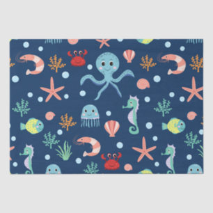 Zee wereld tissuepapier