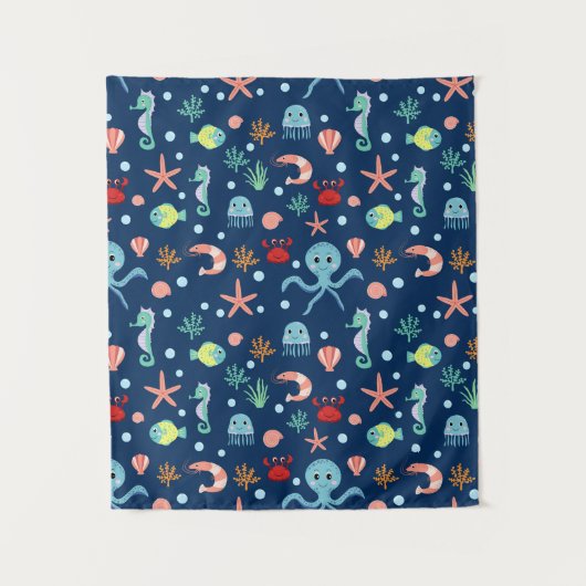 Zee wereld wandkleed (Voorkant)