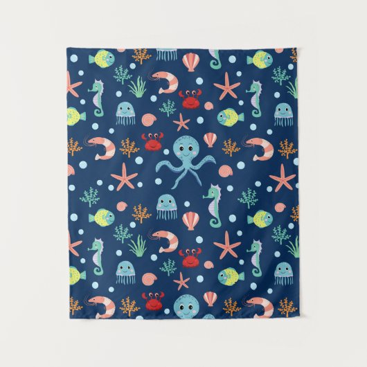 Zee wereld wandkleed (Voorkant)