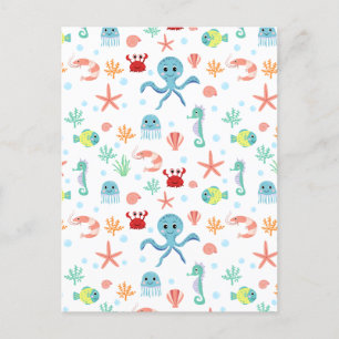 Zee Wereldpatroon Briefkaart