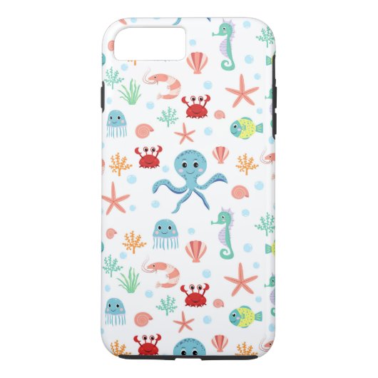 Zee Wereldpatroon Case-Mate iPhone Case (Achterkant)