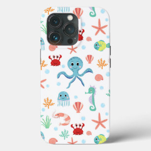 Zee Wereldpatroon iPhone 13 Pro Hoesje