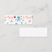 Zee Wereldpatroon Contactkaartje (Voorkant / Achterkant)