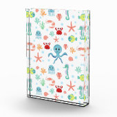 Zee Wereldpatroon Fotoblokken (Rechts)