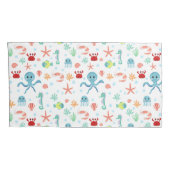 Zee Wereldpatroon Kussensloop (Achterkant-Rechts)