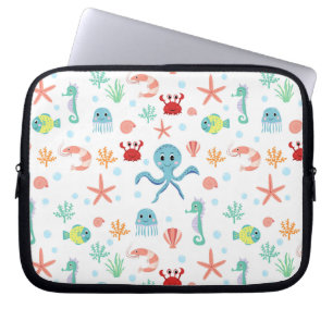 Zee Wereldpatroon Laptop Sleeve