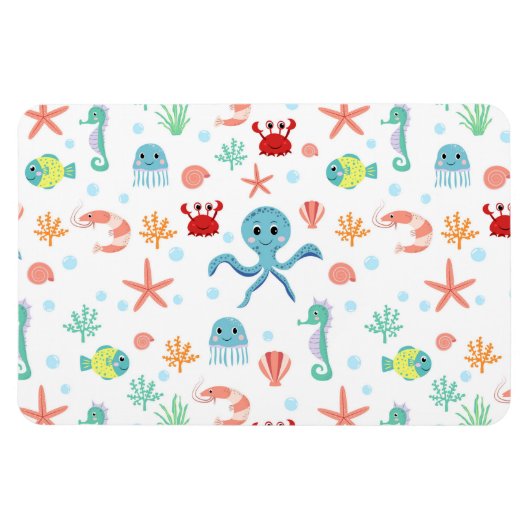 Zee Wereldpatroon Magneet (Horizontaal)