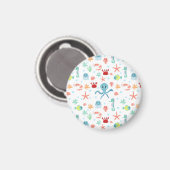 Zee Wereldpatroon Magneet (Voorkant / Achterkant)