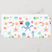 Zee Wereldpatroon Menu (Voorkant / Achterkant)