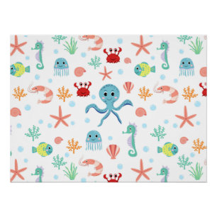 Zee Wereldpatroon Perfect Poster