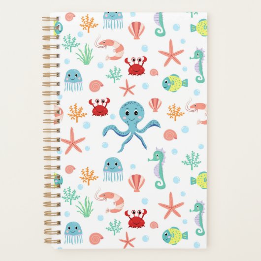 Zee Wereldpatroon Planner (Voorkant)