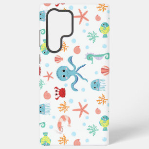 Zee Wereldpatroon Samsung Galaxy Hoesje