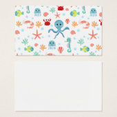 Zee Wereldpatroon Visitekaartje (Voorkant /achterkant)