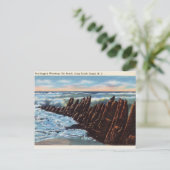 Zee Wreckage, Long Beach Island, New Jersey Briefkaart (Staand voorkant)