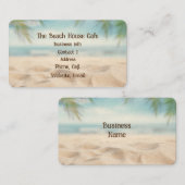 Zee Zand van de Oostzee-Waterverf Visitekaartje (Voorkant / Achterkant)