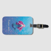 Zee Zeemeermin gepersonaliseerd Bagagelabel (Voorkant (horizontaal))