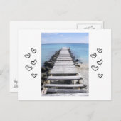 Zee zijkant weinig briefkaart (Voorkant / Achterkant)