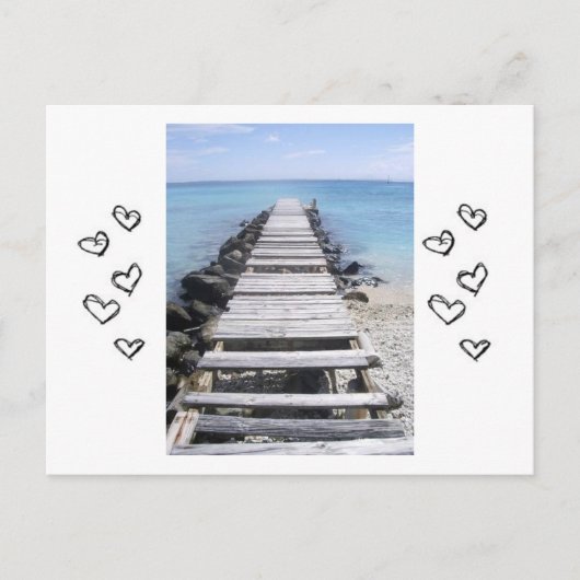 Zee zijkant weinig briefkaart (Voorkant)