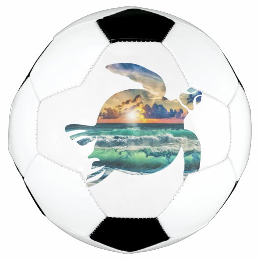 Zee zonneklep Golf Ball Marke Voetbal (Voorkant)