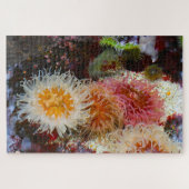 Zeeanemonen. Legpuzzel (Horizontaal)