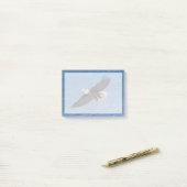 Zeearend in vlucht post-it® notes (Op bureau)