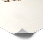  zeebergen Aangepersonaliseerde Retro Berge Shell Poster (Hoek)