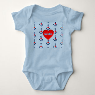 zeeblauw romper