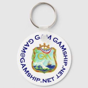 zeeblauw sleutelhanger