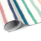 Zeebries Strepen Cadeaupapier (Rol Hoek)