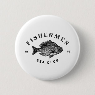 Zeeclub voor Vissers Ronde Button 5,7 Cm