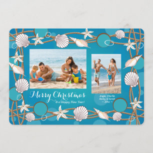 Zeedieren Foto Frame Vakantiekaart Kaart