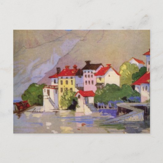  zeedorp Italië Toerisme Briefkaart (Voorkant)