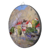 zeedorp Italië Toerisme Dartbord (Voorkant Rechts)