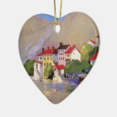 zeedorp Italië Toerisme Keramisch Ornament (Links)