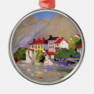 zeedorp Italië Toerisme Metalen Ornament