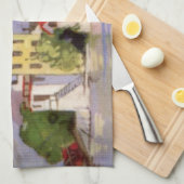  zeedorp Italië Toerisme Theedoek (Quarter Fold)