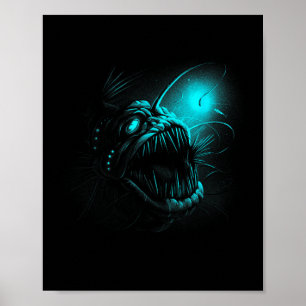 Zeeduivel Diep Zee Schepper Poster