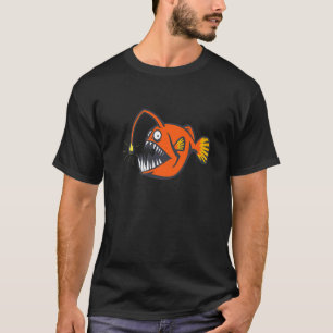 Zeeduivel Diepzee Wezens Zeemonster Zeeduivel V T-shirt