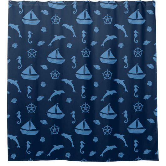 zeeduivel douchegordijn (Voorkant)